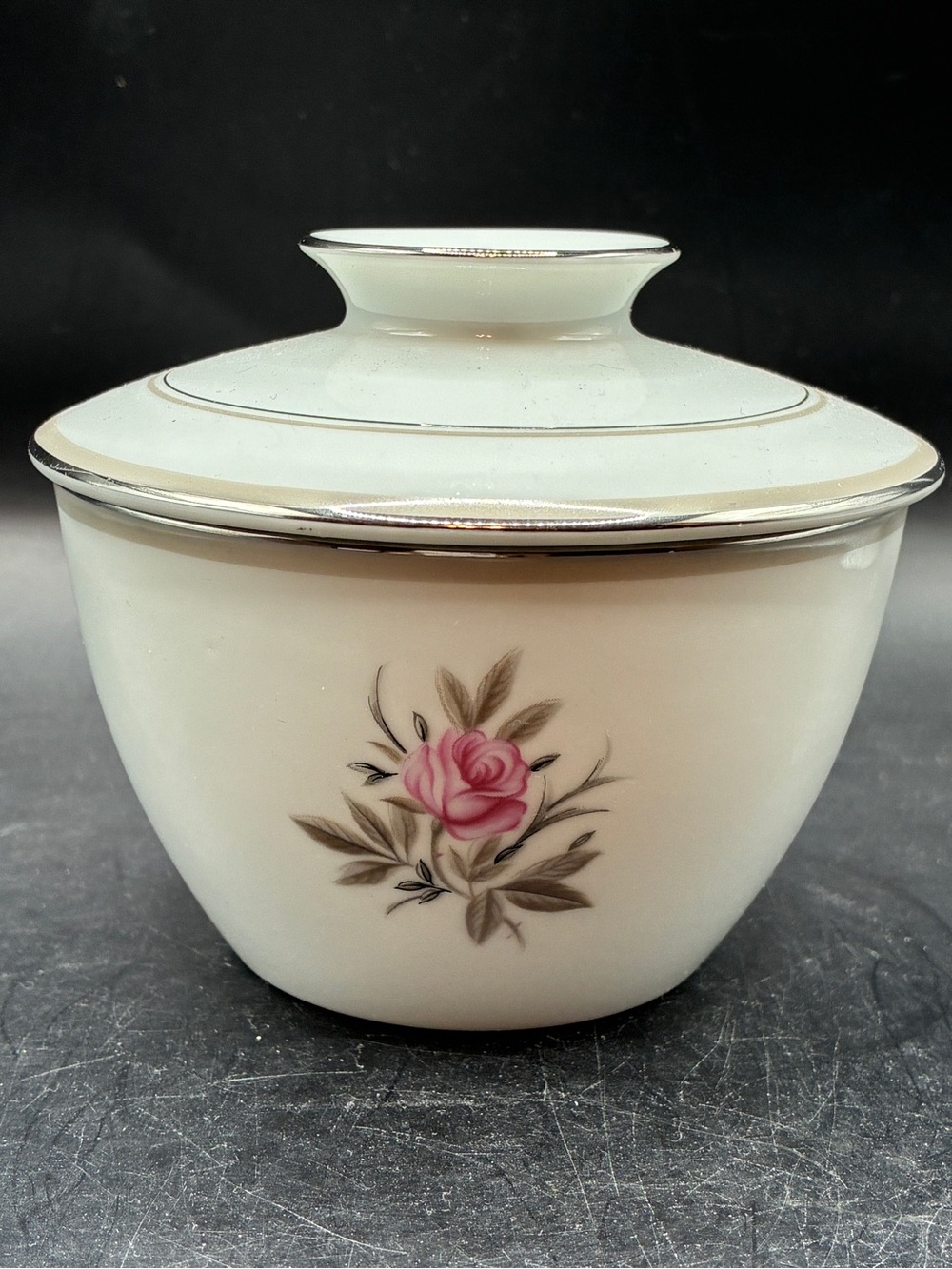 Noritake Roanne Lidded Sugar Bowl, EUC